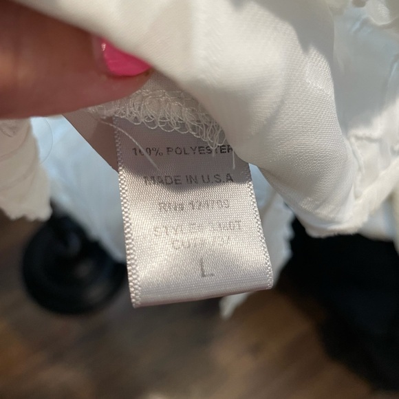 IC by Connie Kay white blouse L - Picture 2 of 5